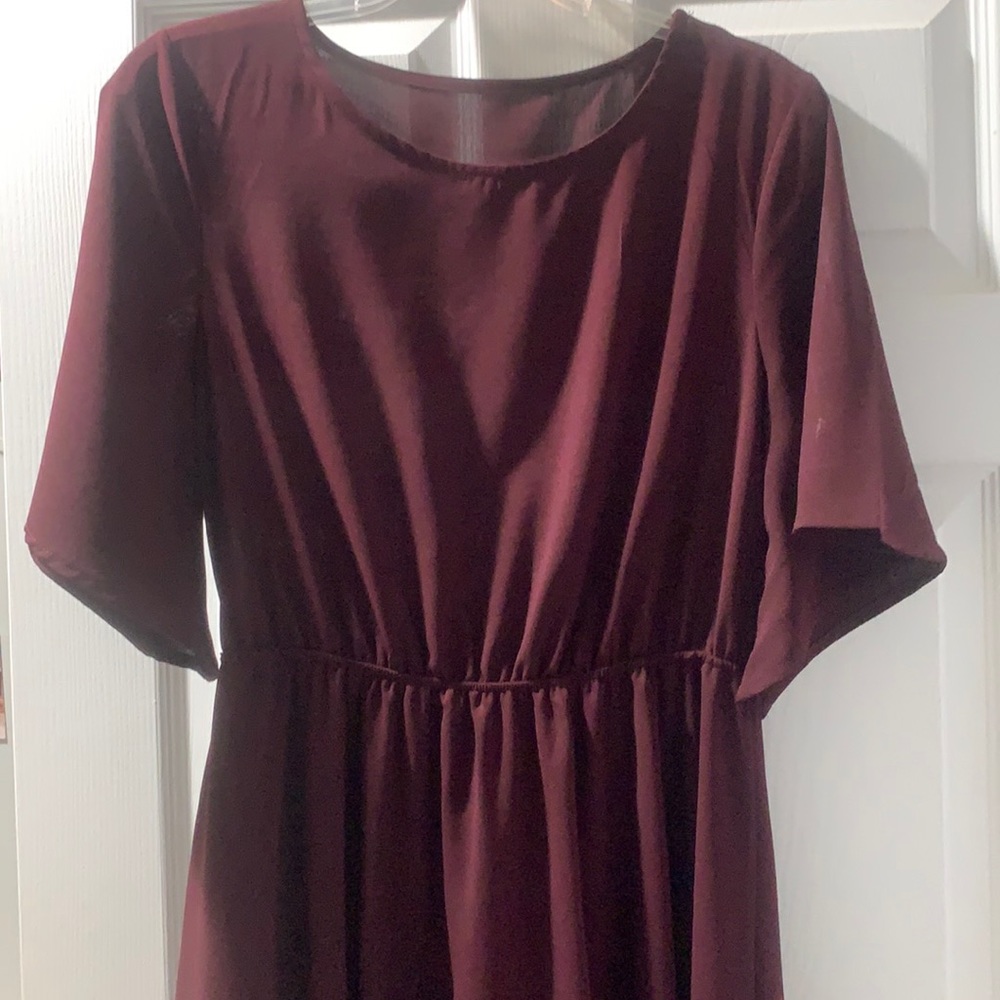 Alaster burgundy dress